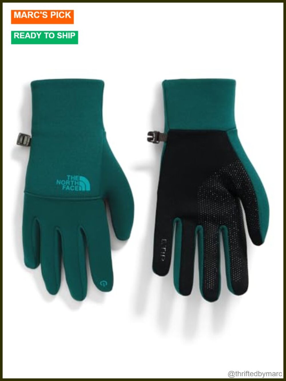 Unisex Touchscreen Compatible Recycled Polyester Winter Gloves with Gripper